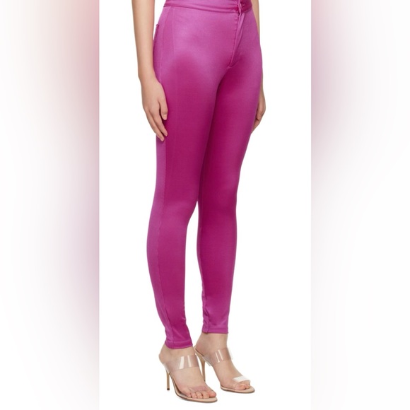 NWOT SKIMS fuschia disco trousers. Size XXS - Picture 2 of 6